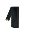 TARIFA III * APLIQUE LECTOR LED 3W 3000K NEGRO TYPE-C CARGADOR